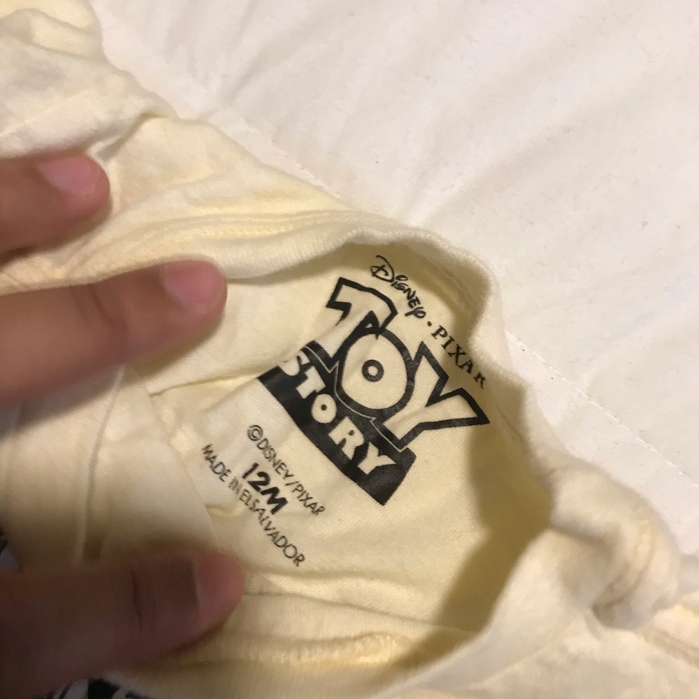Disney Cream Short Sleeve Toy Story Tee